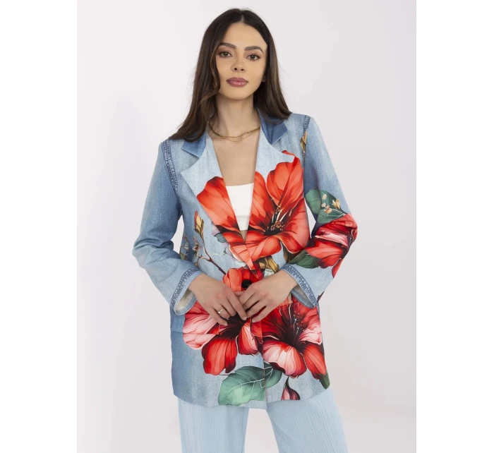 Marynarka DHJ MA 18525 model 21091718 niebieski - FPrice Marynarka DHJ MA 18525 model 21091718 niebieski - FPrice