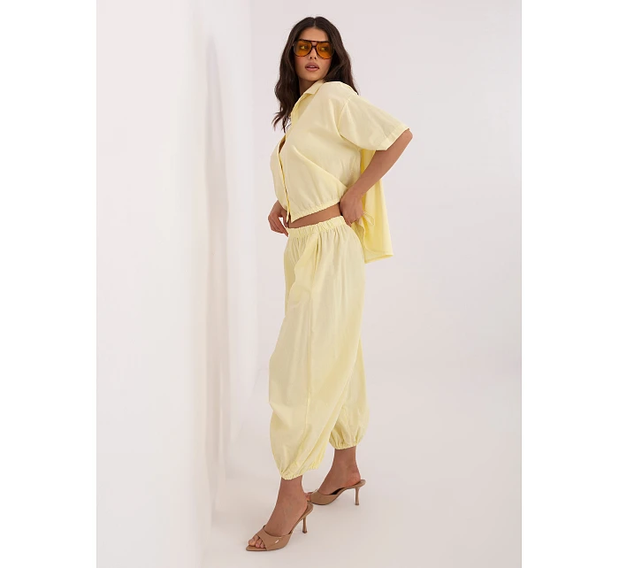 IT kalhoty SP FL10309 1.91 světle žlutá