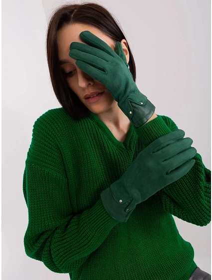 Rękawiczki AT RK model 21885957 ciemny zielony - FPrice
