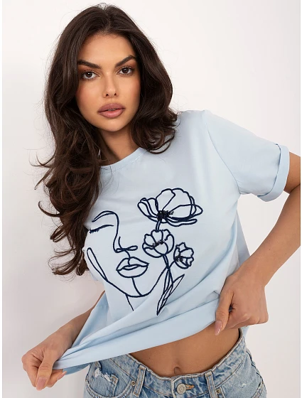 Tričko IR TS R2699.67 světle modré Tričko IR TS R2699.67 světle modré