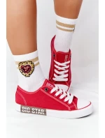 Women's Sneakers BIG STAR Red Women's Sneakers BIG STAR Red