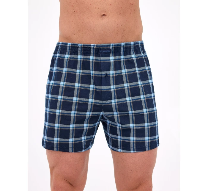 Pánské boxerky Comfort 002/322 Modrá mix vzor - Cornette Pánské boxerky Comfort 002/322 Modrá mix vzor - Cornette