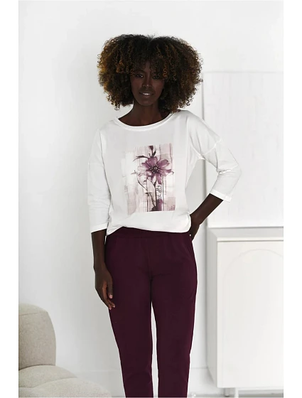 model 21462729 BLOUSE - OFF PINK model 21462729 BLOUSE - OFF PINK