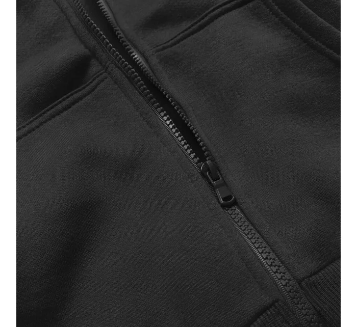 Černá dámská sportovní mikina (W03-3) Černá dámská sportovní mikina (W03-3)