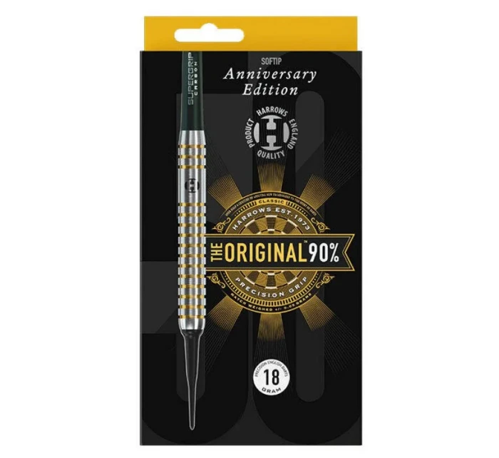 Šipky Harrows Original 90% 50th Anniversary Edition softip Šipky Harrows Original 90% 50th Anniversary Edition softip