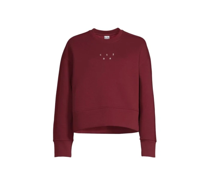 CASALL Boxerská mikina s krkem večerní červená