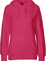 Neutral O 83101 Dámská mikina s kapucí z bio bavlny 77.8311 pink
