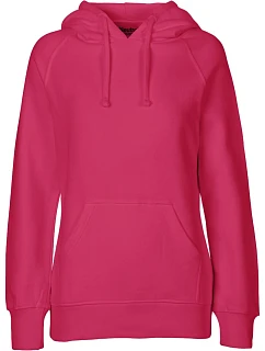 Neutral O 83101 Dámská mikina s kapucí z bio bavlny 77.8311 pink