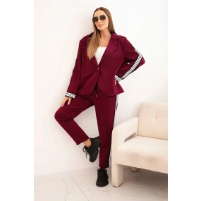 Dámská souprava s  a sportovní švestková model 21345063 - K-Fashion