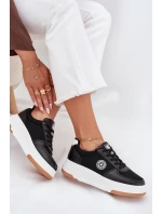 Dámské Tenisky Na Platformě Big Star RR274573 HI-POLY SYSTEM Černé Dámské Tenisky Na Platformě Big Star RR274573 HI-POLY SYSTEM Černé