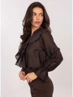 Koszula IT KS model 21795638 ciemny brązowy - FPrice Koszula IT KS model 21795638 ciemny brązowy - FPrice