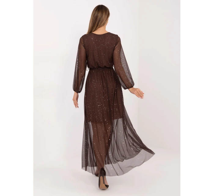 Šaty IT SK 21807.22 hnědé Šaty IT SK 21807.22 hnědé