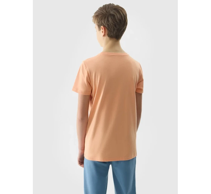 Chlapecké tričko regular s potiskem 4F - korálové