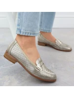 Dámské polobotky ažurové zlaté model 21942038 - Potocki