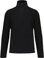 Kariban K 912 Mikrofleecová mikina s 1/4 zipem "Enzo" 20.K912 black