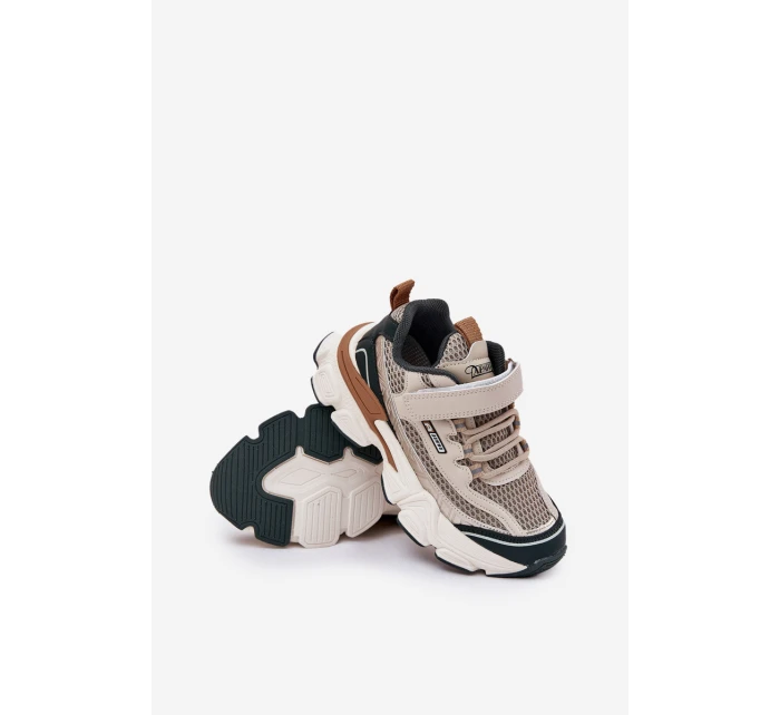 Tenisky Sportovní Boty Dětské Na Suchý Zip Béžové Ronivelle Tenisky Sportovní Boty Dětské Na Suchý Zip Béžové Ronivelle