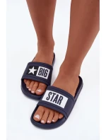 Dámské pantofle Big Star tmavě model 21708655 - Big Star Shoes Dámské pantofle Big Star tmavě model 21708655 - Big Star Shoes