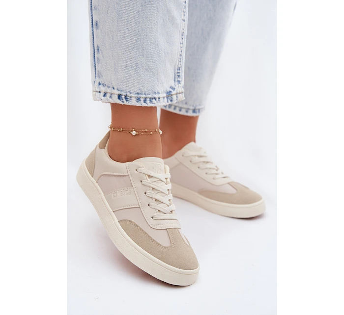 Dámské Nízké Tenisky Big Star model 22069439 Béžové - Big Star Shoes