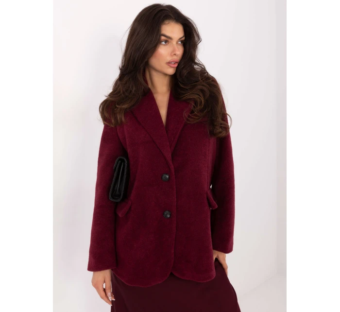 Płaszcz IT PL model 21730890 bordowy - FPrice