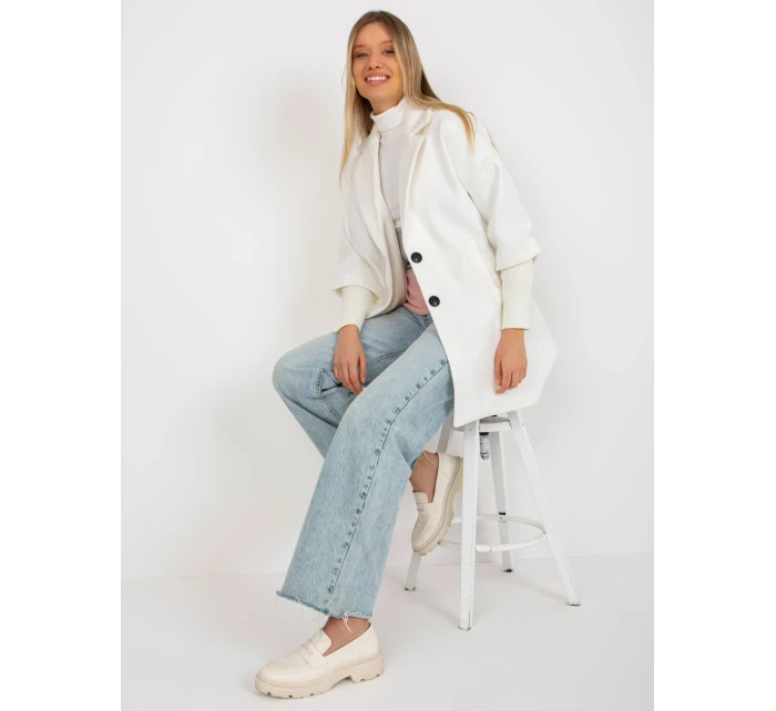 Dámský kabát TW CZ BI 2021799.51 ecru - FPrice