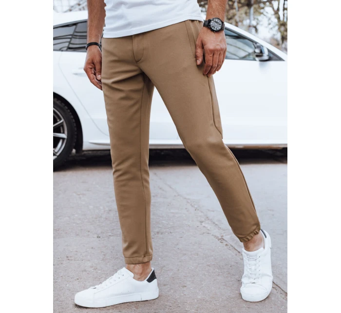 Pánské velbloudí kalhoty Dstreet model 21975614 - FashionStreet Pánské velbloudí kalhoty Dstreet model 21975614 - FashionStreet
