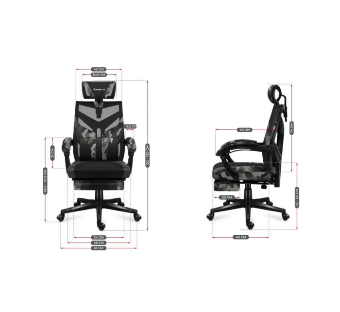 Herní židle model 21325972 5.0 Camo - Huzaro