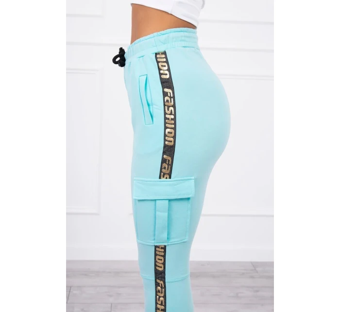 Kalhoty Mint cargo Kalhoty Mint cargo