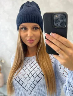 Dámská čepice Berry model 18751607 navy blue - K-Fashion