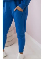 Zateplená sada mikinových + kalhot chrpově modrá Zateplená sada mikinových + kalhot chrpově modrá