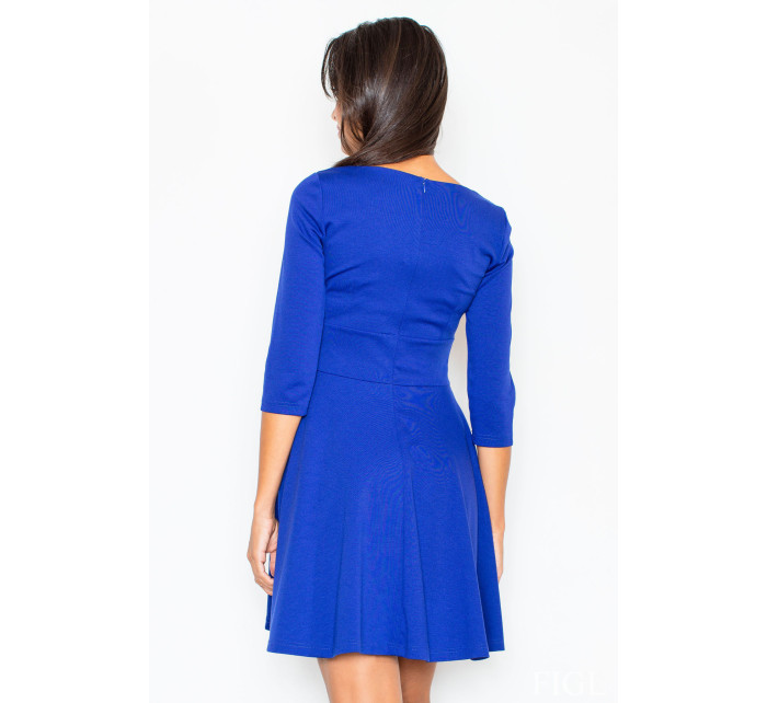 Veronica M081 Modré šaty - Figl