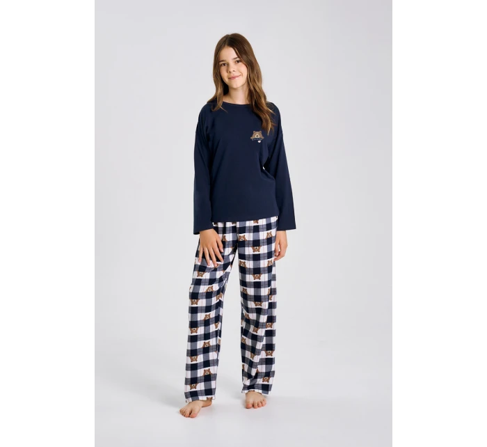 3503 DÍVČÍ DLOUHÉ PYŽAMO ASTRID 146-158