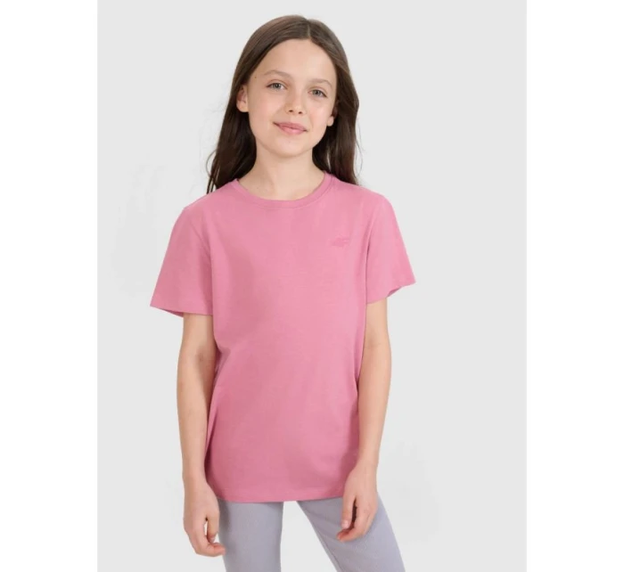 Dívčí hladké tričko 4F 4FJWSS25TTSHF2177-56S