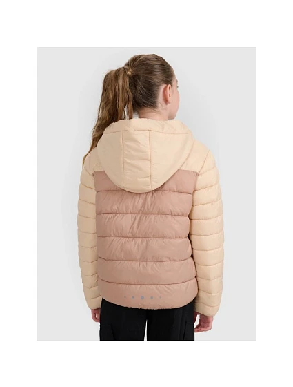 Dívčí péřová bunda se syntetickou výplní model 21814846 - 4F Dívčí péřová bunda se syntetickou výplní model 21814846 - 4F