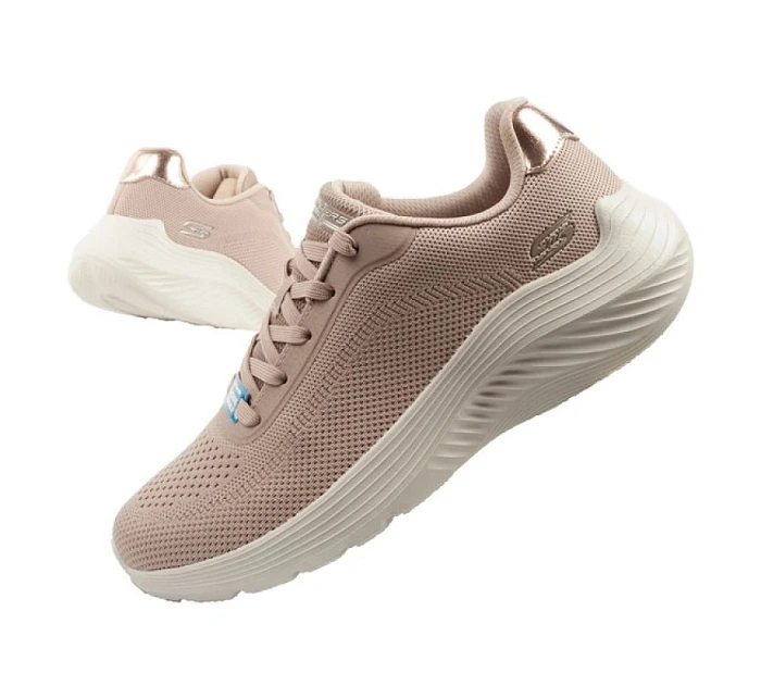 Skechers dámská sportovní obuv Bobs Squad Waves beige lightweight fashionable dámské