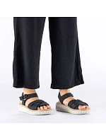 Sandały damskie na czarne na  model 22087158 - Rieker