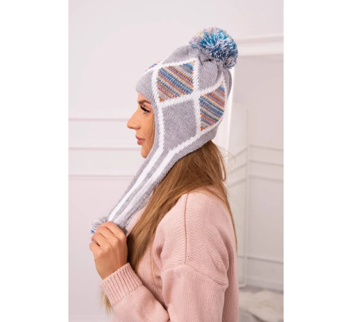 Dámská klapka na uši Eunika model 18751817 - K-Fashion Dámská klapka na uši Eunika model 18751817 - K-Fashion