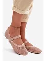model 22130372 baleríny s páskem Béžové Gaia - Boto