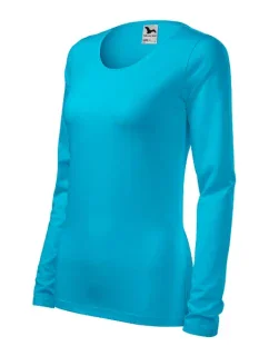 Slim triko dámské tyrkysová