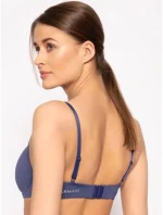 Podprsenka bez kostic 164001 0P284 15434 tmavěmodrá - Emporio Armani