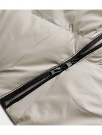 Lehká dámská zimní bunda (5m735-62) béžová - Goodlooking Lehká dámská zimní bunda (5m735-62) béžová - Goodlooking