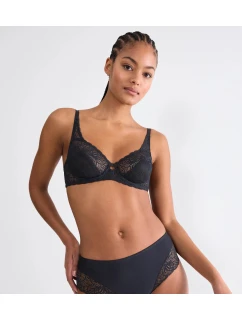 Dámská podprsenka Amourette Graphic W - BLACK - černá 0004 - TRIUMPH