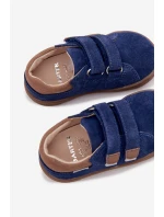 Kožené Dětské Polobotky Barefoot S  Tmavě Modré model 21958949 - Bartek S.A.