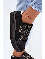 Dámské tenisky na platformě Lee Cooper LCW-26-44-4476 Černé Dámské tenisky na platformě Lee Cooper LCW-26-44-4476 Černé