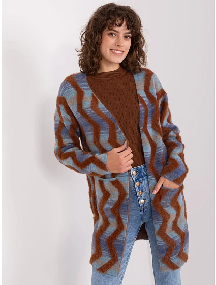 Sweter AT SW model 19014806 ciemny niebieski - FPrice Sweter AT SW model 19014806 ciemny niebieski - FPrice