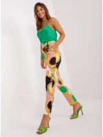 Kalhoty DHJ SP 12787D.23X černá a béžová