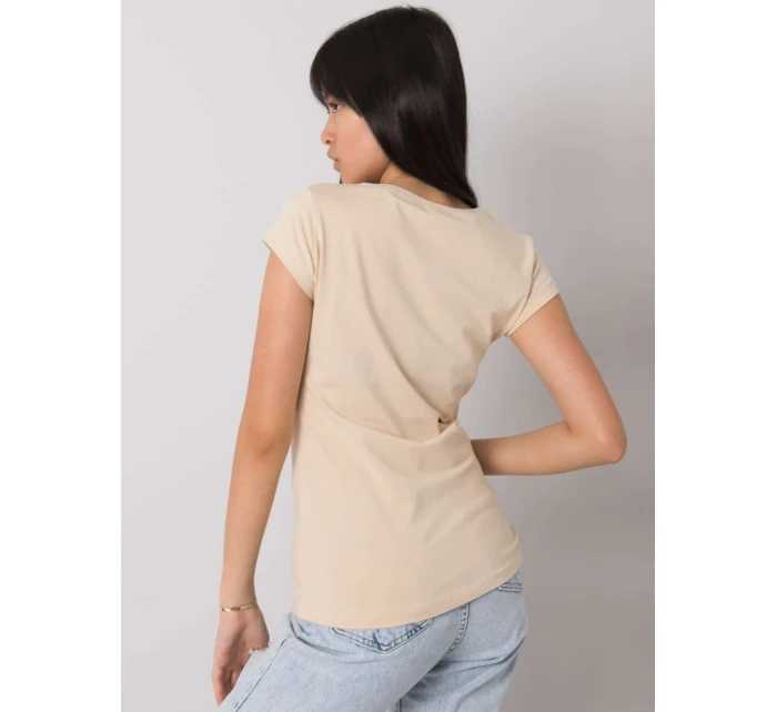 T košile EM TS ES 21 532.18 béžová