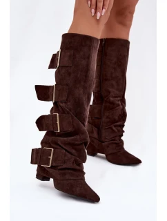 Kozačky na podpatku  model 221908 Step in style