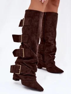 Kozačky na podpatku  model 221908 Step in style