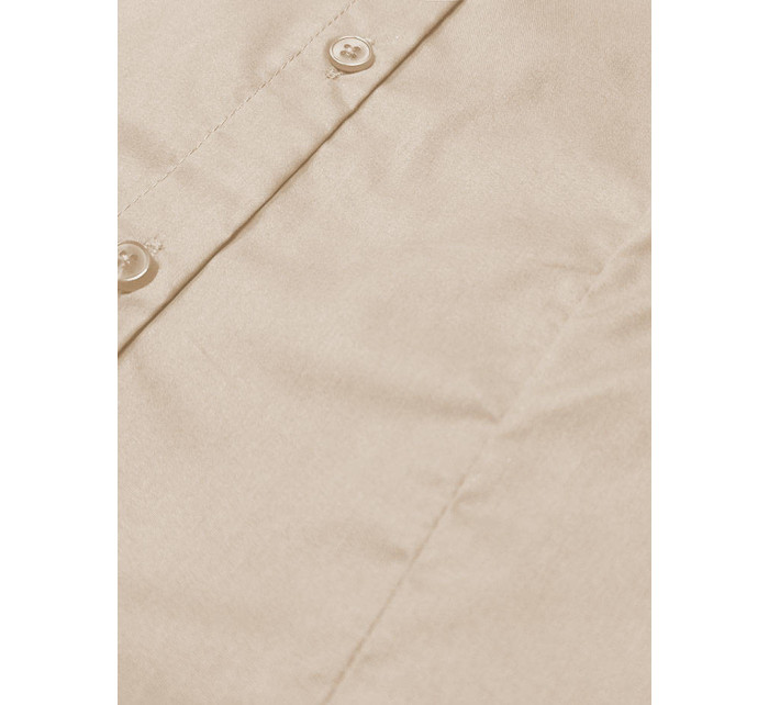 Klasická béžová dámská košile model 18302345 - J.STYLE