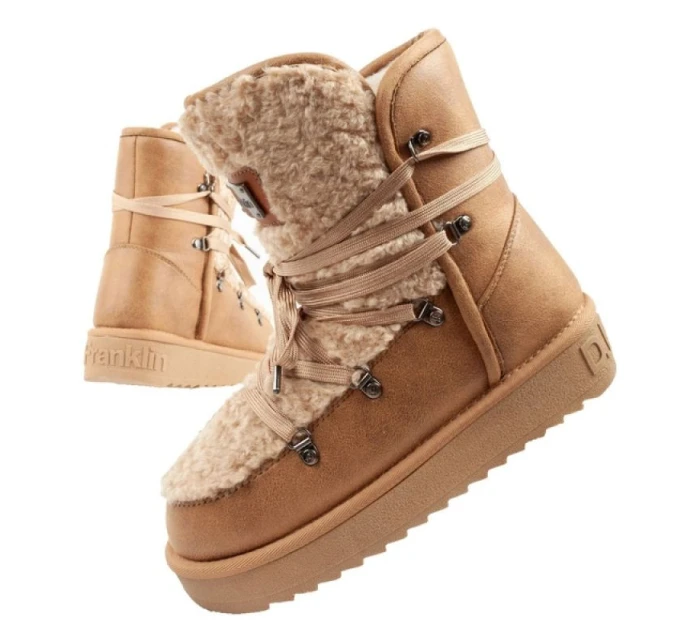 snow boots winter brown beige dámské model 21395269 - D.Franklin snow boots winter brown beige dámské model 21395269 - D.Franklin